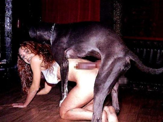 【閲覧注意】暇だしワイの「大型犬とセクロスしてる女性フォルダ」でも解放する事にする。（画像あり）・6枚目