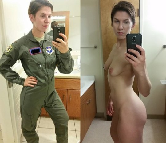 【兵士ヌード】ストレス溜まりまくる女性兵士の着衣ヌード比較画像、案外だらしない身体してて草ｗｗｗｗｗｗｗｗｗｗ(画像30枚)・6枚目