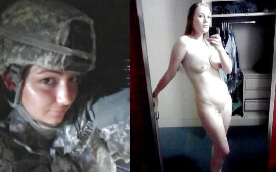 【兵士ヌード】ストレス溜まりまくる女性兵士の着衣ヌード比較画像、案外だらしない身体してて草ｗｗｗｗｗｗｗｗｗｗ(画像30枚)・12枚目